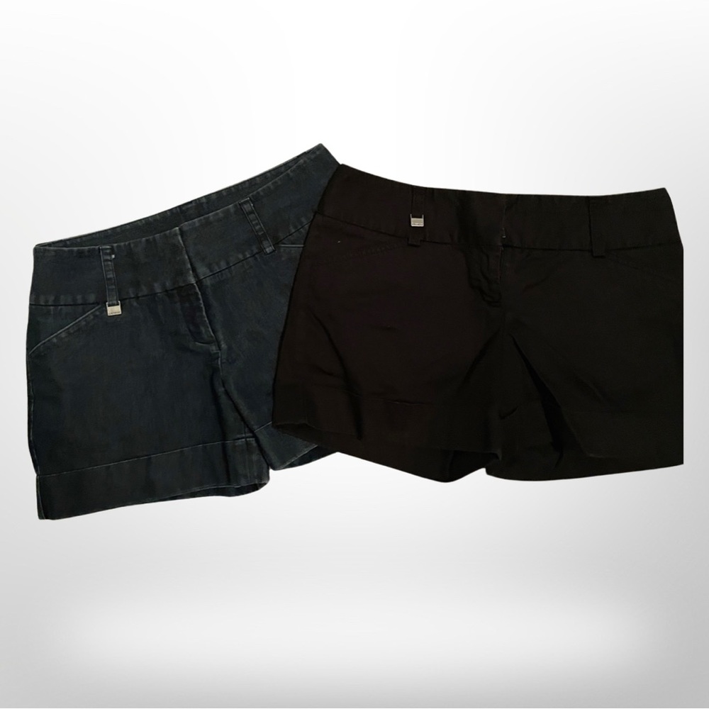 Express Shorts Bundle, size 6. Black and Jean